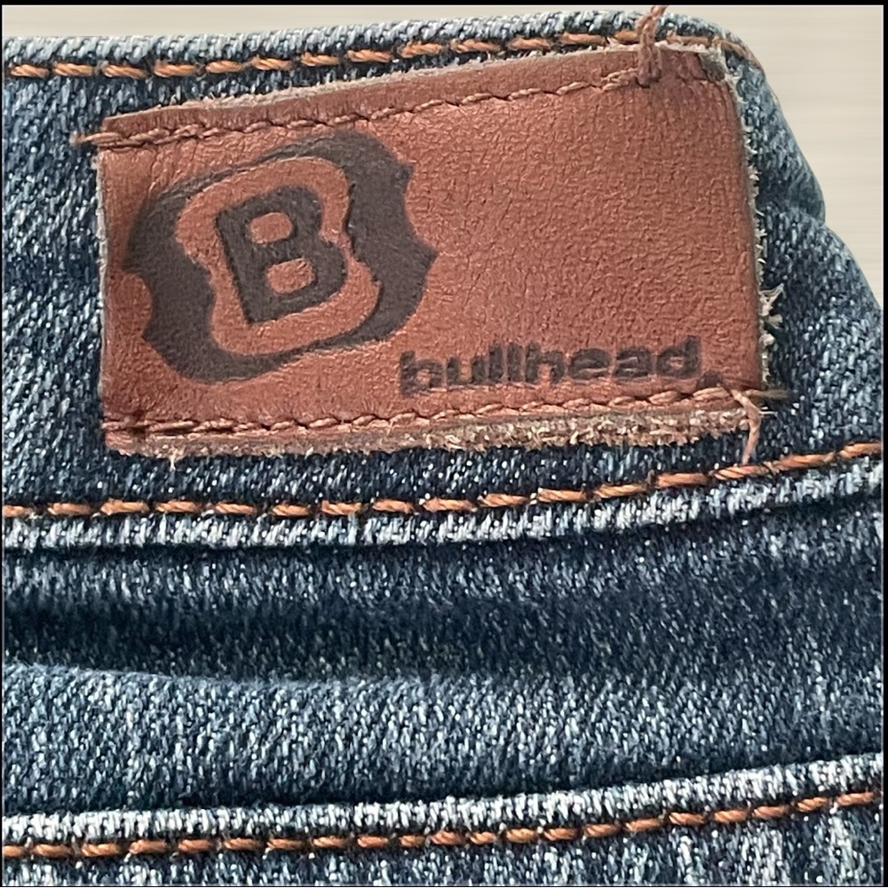 Bullhead Vintage Low Rise Women's Blue Jeans - Picture 6 of 14